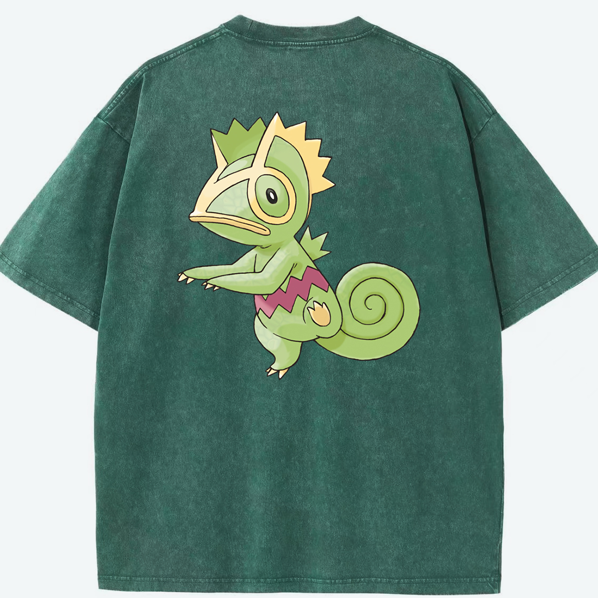 （画像用） ポケットモンスター Pokémon 綿100% ヴィンテージ風 半袖Tシャツ（背面プリント）